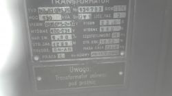[Do sprzedania] Transformator olejowy 630kVA z 1974 roku - zdjęcia, cena do nego