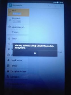 Tablet Alcatel Onetouch Pixi 7 - aplikacja została wstrzymana