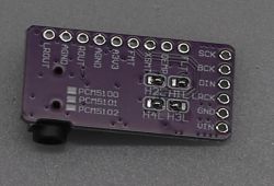 DAC module with PCM5100/5101/5102 chips and pin headers