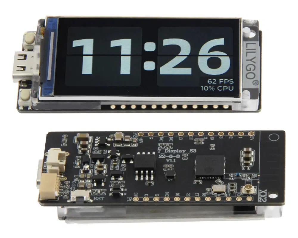 P ytka t display s3 z esp32 s3 i 1 9 kolorowym lcd i obs ug baterii lipo