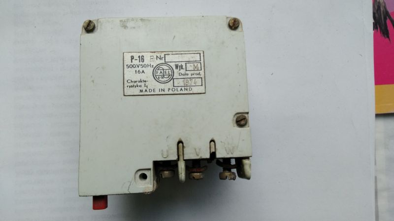 Dobór nowego stycznika do pompy głębinowej z lat 70-tych - czy 1SAZ721201R1040 wystarczy?