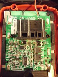 Akumulator Parkside PAP 18 A1 - Uszkodzona (elektronika?) AKU wkrętarki