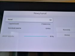 Samsung UE43NU7092 tylko 20 analogowych, brak cyfrowych - co robić?