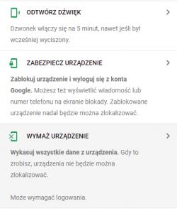 Jak usunąć telefon z konta google (Redmi Note 8T, Android 9)