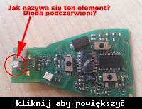 Mercedes E-Class 2004 - wymiana diody podczerwieni w kluczyku