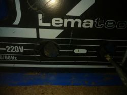 Migomat Lematec - Nie potrafię zasilić migomatu na 230v