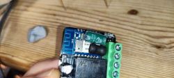 Close-up of CB3S Module on a Board CB3S electronic module mounted on a board with other components.