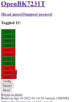 [BK7231T] My HTTP server, configurator, MQTT support from Home Assistant