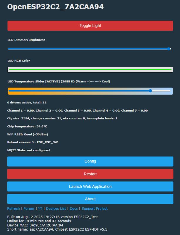 Aiyato E14 CozyLife Homekit RGBCW LED Bulb Cloud-Free: ESP8684H2, DOIT ESPC2-05, OpenESP32C2 Aiyato E14 CozyLife Homekit RGBCW LED Bulb Cloud-Free: ESP8684H2, DOIT ESPC2-05, OpenESP32C2