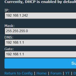 STatic IP ESP32 Port of OpenBecken