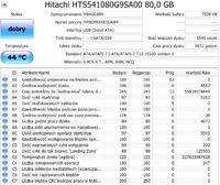Hitachi HTS541080G9SA00 - MHDD 4.6 nie skanuje dysku, zawiesza się po EID