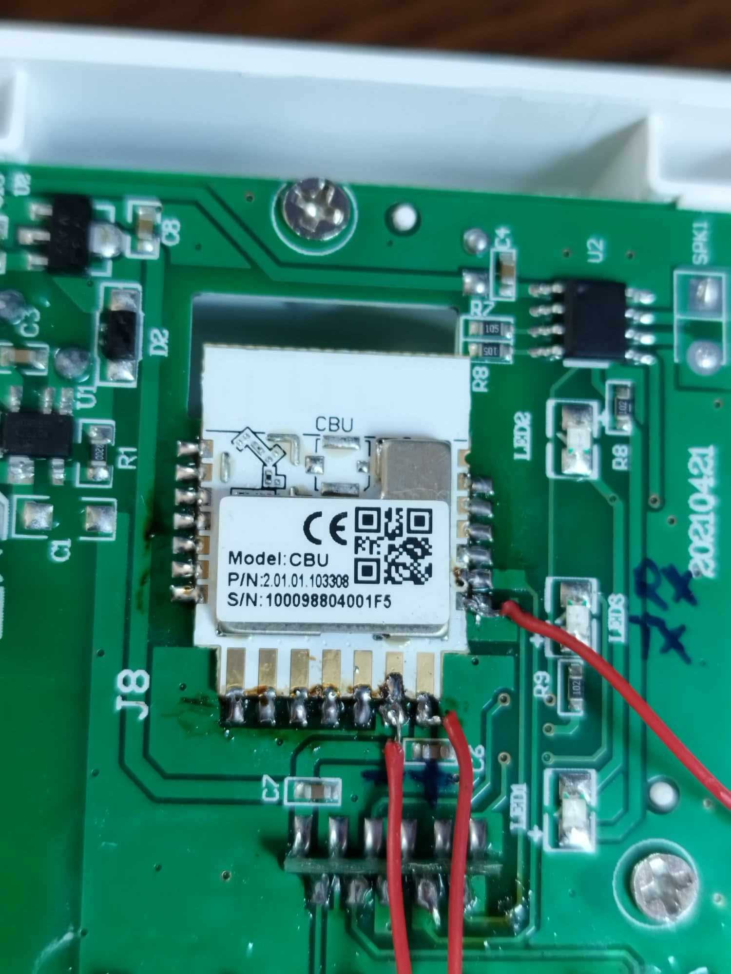 WGHML001 Tuya Wireless Doorbell Flashing OpenBeken, Adjusting Volume