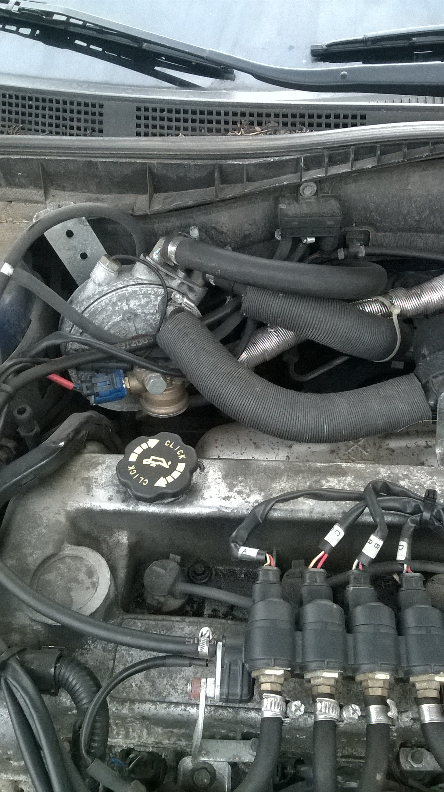 Mazda 6 pełna butla brak gazu elektroda.pl