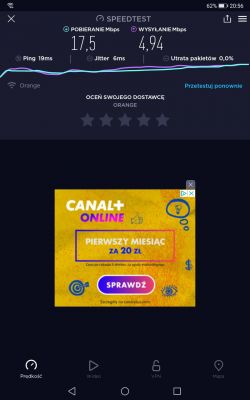 Dobór operatora dla lokalizacji 52.0475163438836, 23.134999055934546 z routerem b818