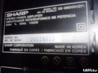[Sprzedam] Zestaw Sharp 8800 wzmacniacz+system+kolumny RARYTAS Moc i Jakość
