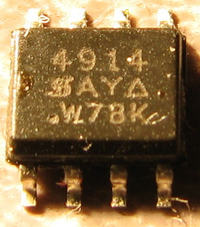 HP Pavilion dv9700 (dv9705ea) MOSFET w przetwornicy HP Pavilion dv9700 (dv9705ea) MOSFET w przetwornicy