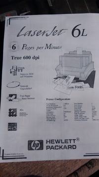 HP Laser Jet 6L - Jak usunąć czarne plamy na wydrukach?