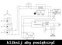 Schemat elektryczny - 1 fazowy z możliwością regulacji Schemat elektryczny - 1 fazowy z możliwością regulacji