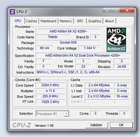 Gigabyte GA-K8N-SLI - Próba zmuszenia pamięci RAM do taktowania 200Mhz.