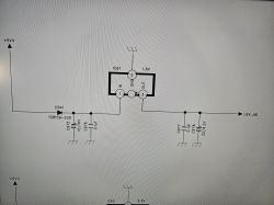Schemat układu stabilizatora napięcia z oznaczeniem IC61.