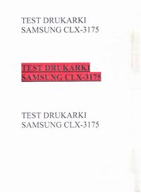 SAMSUNG CLX 3175 - brudzi kartki podczas druku i kopiowania SAMSUNG CLX 3175 - brudzi kartki podczas druku i kopiowania