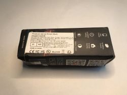 Smart LED Bulb C3009 Packaging Smart LED bulb WiFi packaging, model C3009, showing functions and manufacturer details.