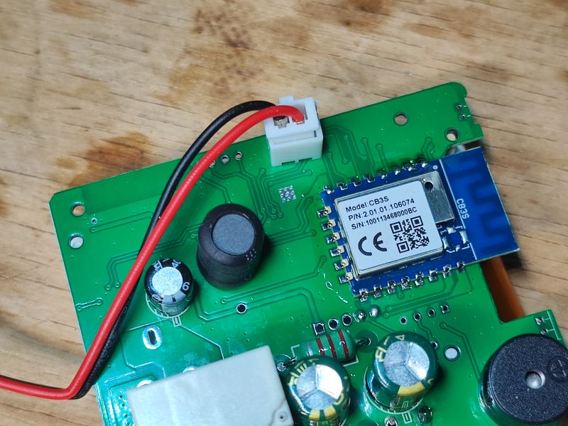 CB3S Module on Circuit Board CB3S module mounted on a circuit board.