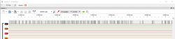 Screenshot from PulseView software displaying a logic analyzer with visible digital signals on multiple channels.