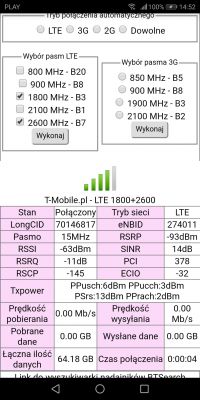 Problem z prędkością internetu LTE od T-Mobile, router B525