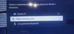 Połączenie TV Samsung QE65Q77BA z kinem domowym Philips HTS3357 - konwerter, kabel optyczny, HDMI