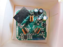 Printed Circuit Board with Electronic Components Printed circuit board with electronic components.