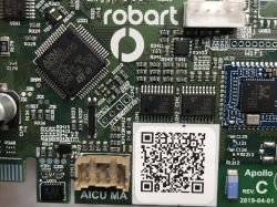 Wnętrze odkurzacza smart/robota sprzątającego z WiFi Medion 13277