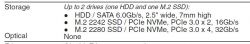 Lenovo Legion - Adapter dla dysku SSD M.2 NVMe (PCIe) na M.2 NVMe (PCIe) NGFF B+M