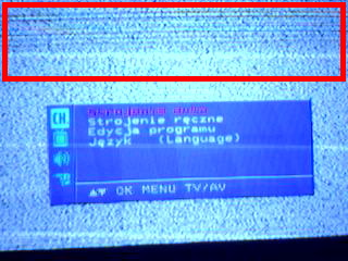 LG CE-28H86T (MC-007A) poziome paski - usterka mechaniczna? LG CE-28H86T (MC-007A) poziome paski - usterka mechaniczna?