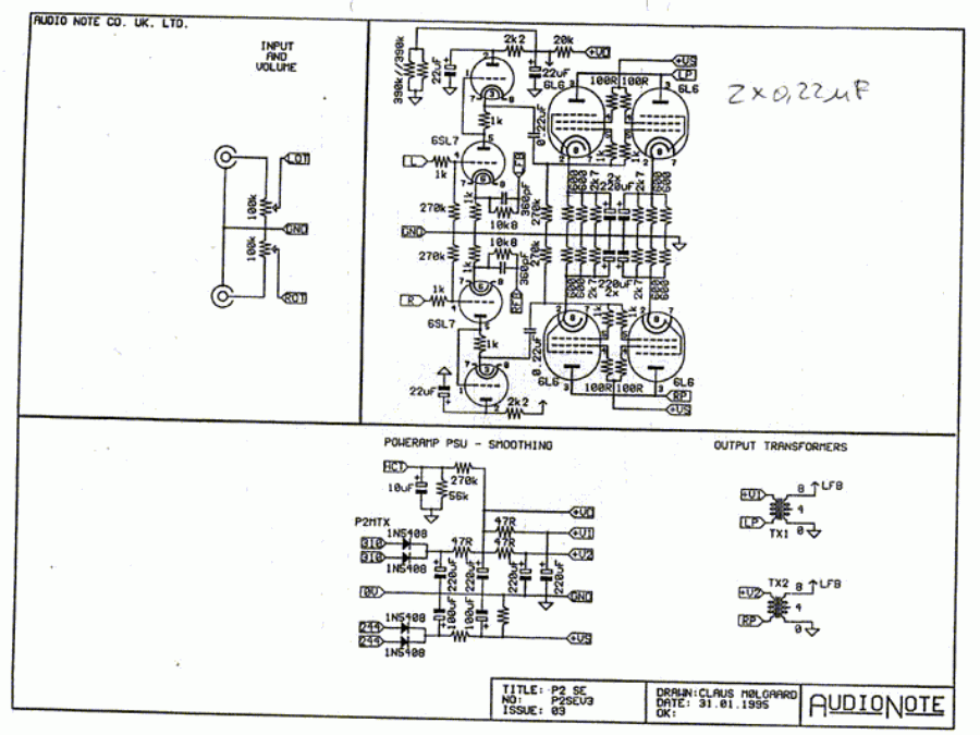 Audio Note Amplifier Construction: DIY AN Oto SE Project with EL-84 Parallel S Configurations