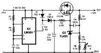 Zasilacz z reg prądu i napięcia z 12V(100W)szukam schematu..