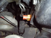 Fiat Uno - Wskaźnik temperatury płyu chłodniczego