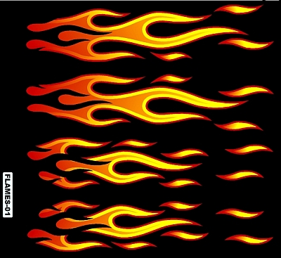 Modding Obudowy - Szablon płomienia