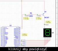 [8051] sprawdzenie podłączenia wyświetlacza 7seg + kod