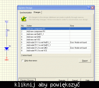 Protel 99SE -komunikat synchronizatora, jak usunąć ten błąd?