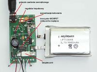 Kompletny system zasilania na bazie akumulatora Li-Poly