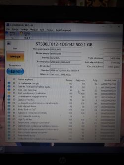 Dysk HDD 500 GB w formacie RAW nie jest wykrywany przez laptop - próba zmiany na NTFS