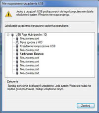 Pendrive Hama - Jak zainstalować brakujące sterowniki?
