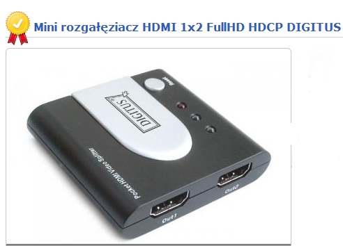 Jak użyć rozgałęziacza DIGITUS do podziału sygnału HDMI z dekodera UPC?