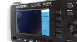 Naprawa multimetru Voltcraft VC-7055BT: Niekompletny ekran, poszukiwanie procedury serwisowej