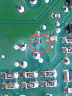 Falownik ABB ACS150-01E-06A7-2 uszkodzona sekcja zasilania