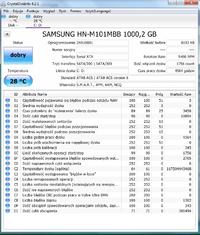 Samsung HN-M101MBB 1TB - Wolna praca laptopa, ocena SMART dysku Samsung HN-M101MBB 1TB - Wolna praca laptopa, ocena SMART dysku