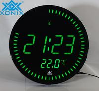 [Inne] Zegar LED z sekundnikiem i wyświetlaniem temperatury zew./wewn.-projekt