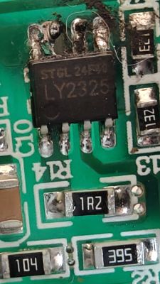 Identyfikacja układu 8 pin z płytki masażera – mostek prostowniczy i NTC 5D-10/15