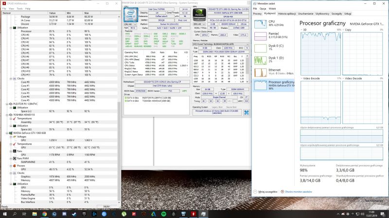 Niskie FPS w AC Odyssey na GTX 1060 i i7-8700K - czy to wina RAM?